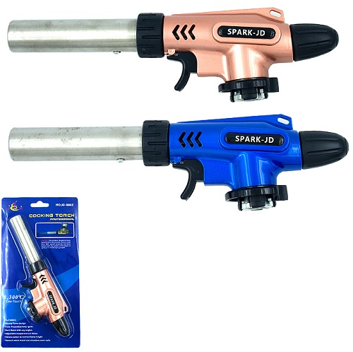 Горелка газовая с пьезоподжигом JD-8603 Professional 1300 градусов Anti-Flare sistem 12-120