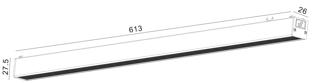 Светильник трек маг. DL-SLIM-DFWH-24-CCT 24Вт 968лм 3-6К 48В б SWG