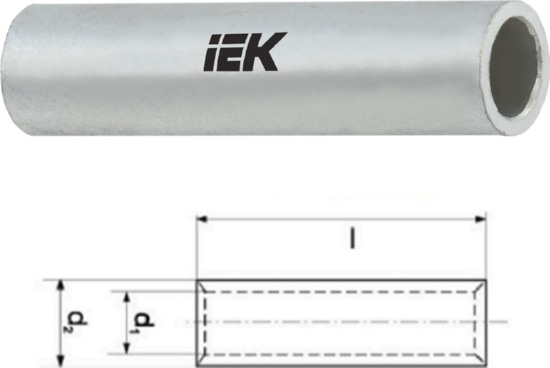 Гильза медная луженая ГМЛ 6-4 (IEK)