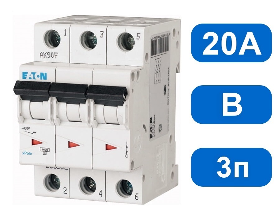 Автомат PL6-C20/3