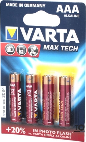 Элемент питания Varta 4703 MAXTECH LR03 BL4