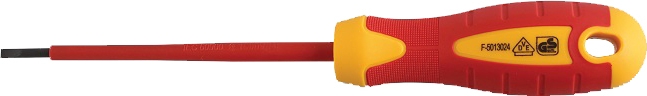 Отвертка диэлектрическая SL2,5, 75 мм, HOEGERT