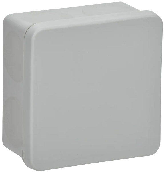 Коробка распред. о/п 80х80х40 IP67 СЕРАЯ двухкомпонентная HF КМ42435 IEK (60)
