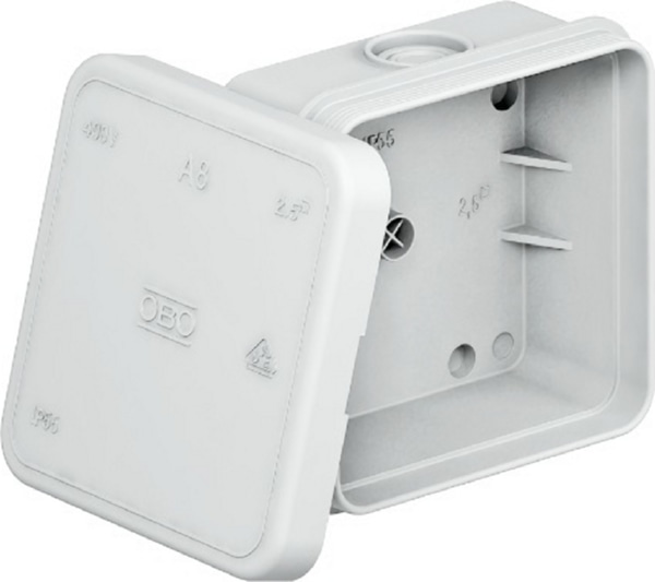 Коробка распред. о/п 75х75х36 IP55 СЕРАЯ А8 OBO Bettermann (10)