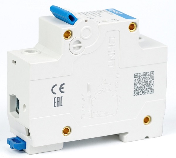 Автоматический выключатель NXB-125 C80/1 10кА CHINT