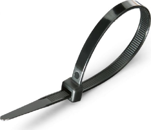 Хомут 4,0*250 черный нейлон UV (100 шт.) КСС (Fortisflex) (КВТ)