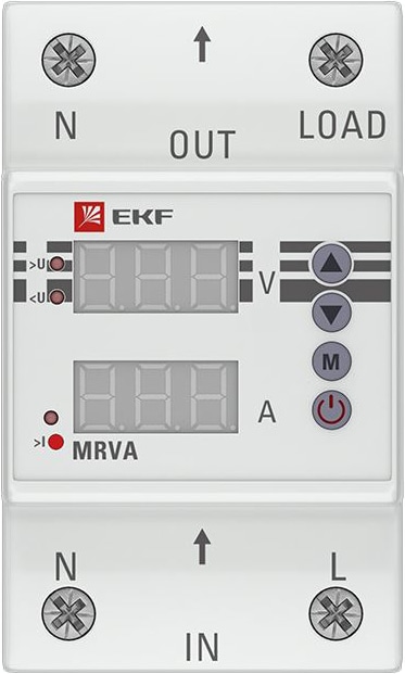 Реле напряжения и тока с дисплеем MRVA 50A 300В PROxima