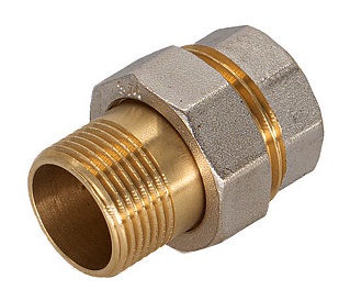 Соединитель с накид. гайкой прямой 1/2" г/ш CTM CRAS0012