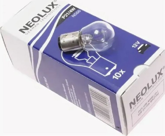Лампа N566 21/4W 12V BAZ15D 5XFS10 NEOLUX (только упаковками по 10шт)