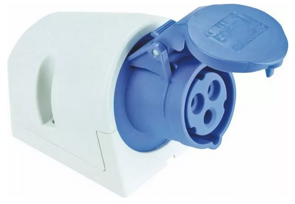 Разъем стац. IP-44   16/3 гнездо (113-6)
