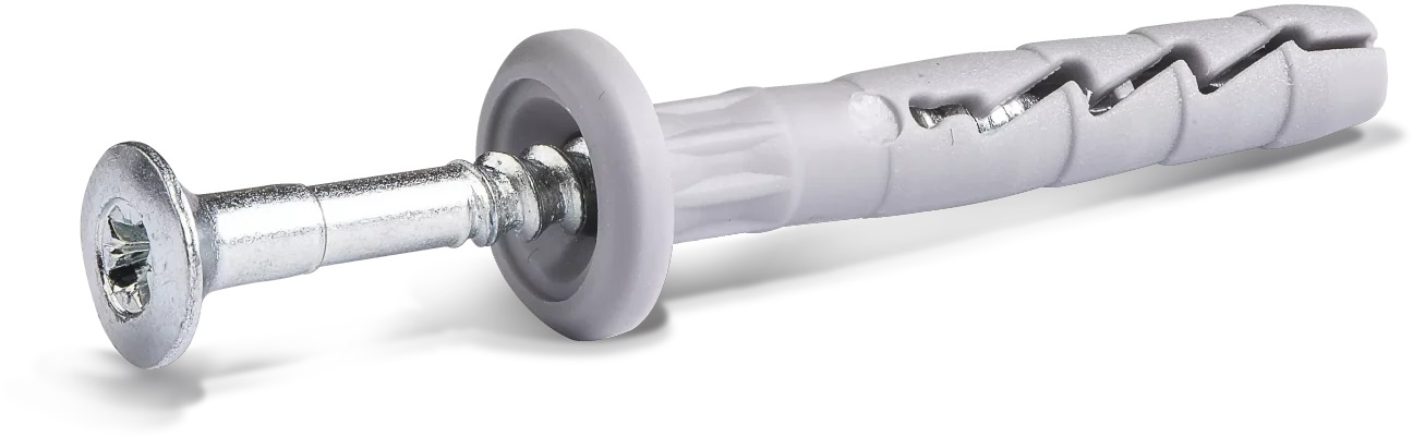 Дюбель-гвоздь с воротником 6х40мм упак. 18шт KOELNER (B-FXK-06K040), уп