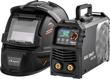 Сварочный аппарат инвертор REAL SMART ARC 200  Black (маска+краги), 
(Z28303), (200А, 270В), Сварог