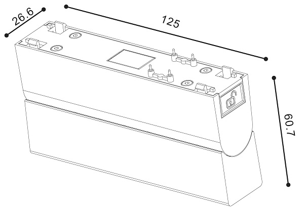 Светильник трек маг. DL-SLIM-FLWH-10-CCT 10Вт 668лм 2700-6К 48В б SWG