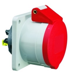 Розетка встраиваемая 32А 5п (3P+N+PE) 325, IP44, 400В QC BALS