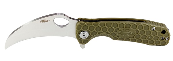 Нож Honey Badger Сlaw L (HB1103) с зелёной рукоятью