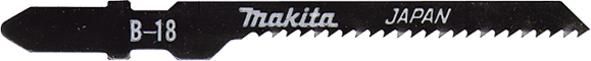 Пилки для лобзика № B18 5шт. Makita (A-85709) для криволинейного реза  древесина и синтетические мат