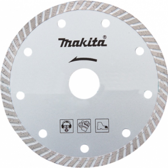 Алмазный диск 125x22,23мм (В-28058) Makita рифл.турбо