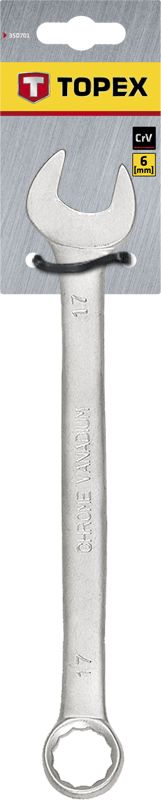 Ключ рожково-накидной 6 мм CV TOPEX