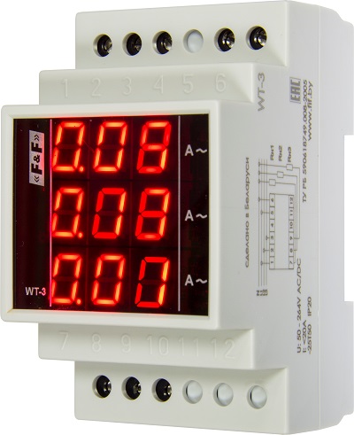 Указатель тока цифровой WT-3 (3фазный)
