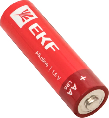 Алкалиновая батарейка типа АА(LR6) пластиковый бокс(1уп.)= 24шт. EKF