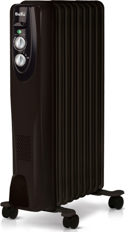 Масляный радиатор Ballu BOH/CL-09BRN 2000 (Classic black, 9 секций)