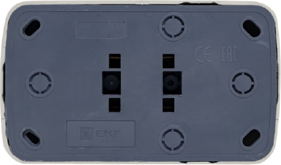 Розетка ОП 2-я с/з 16А 230В белая Basic Минск