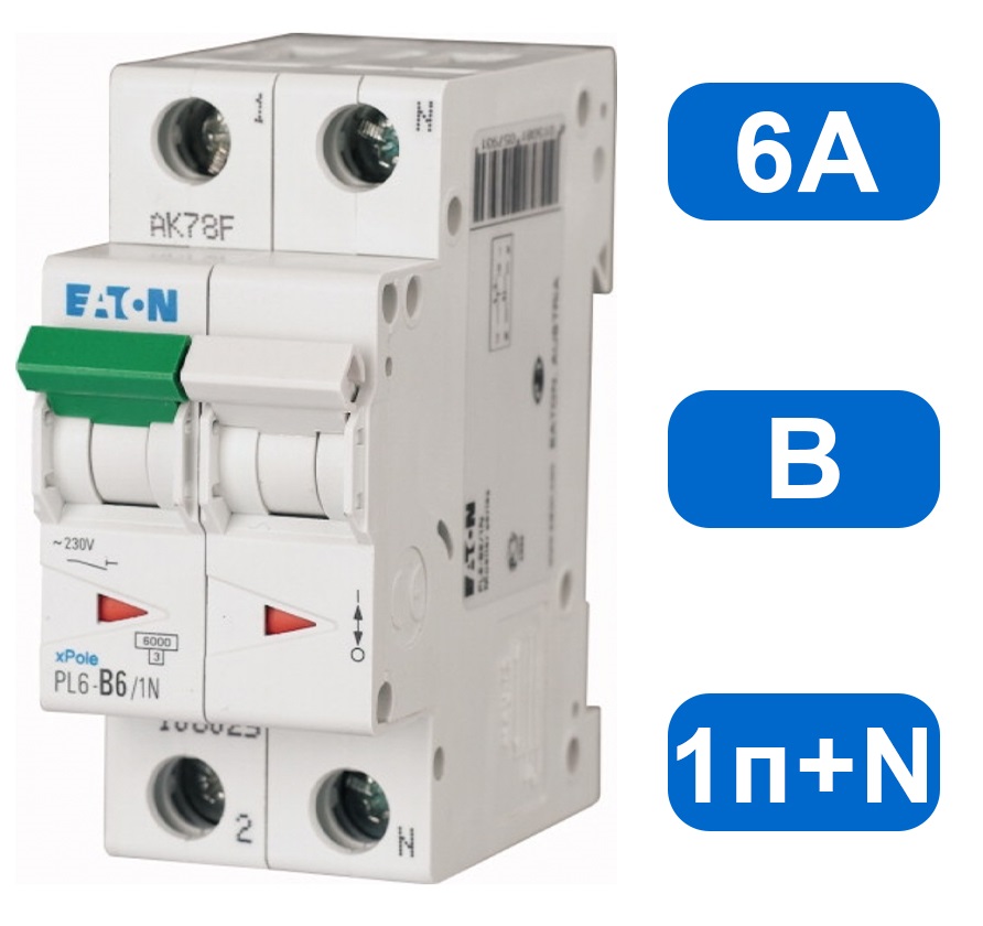 Автомат PL6-B6/1N