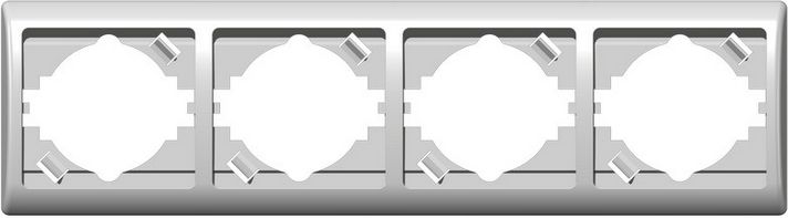 Рамка R-4FH 955 четверная горизонтальная