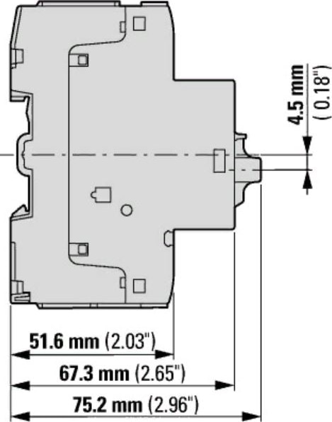 Авт. защиты эл. двигателя PKZM0-0,16 (0,1-0,16А)-3 pol