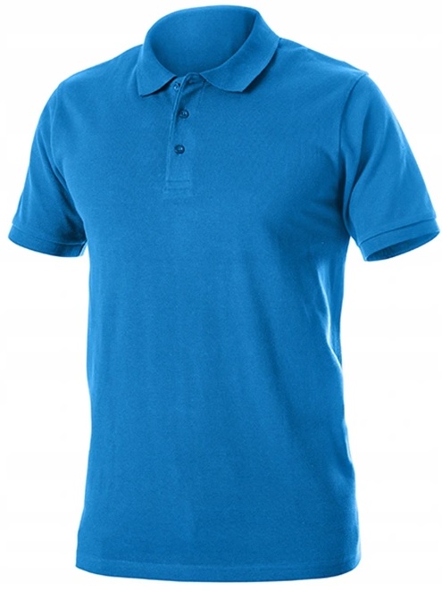 Рубашка-поло хлопковая синяя L (52) HOEGERT