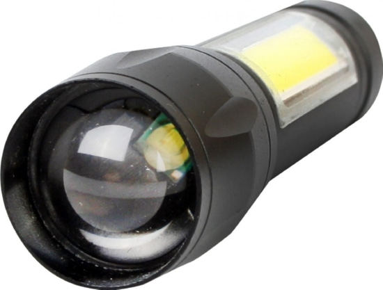 Фонарь Ultraflash E1337 (фонарь аккум 3,7В, черный, XPE + COB LED, 3 Ватт, 3 реж., бокс)