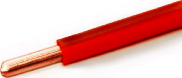 Провод DY 1*10 (ПВ1) 450/750V (H07V-U) КРАСНЫЙ