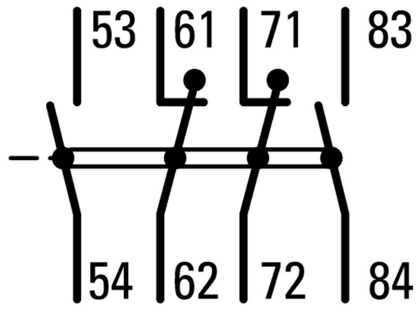 Дополнительный контакт DILA-XHI22 (2 н.з+2н.р.)