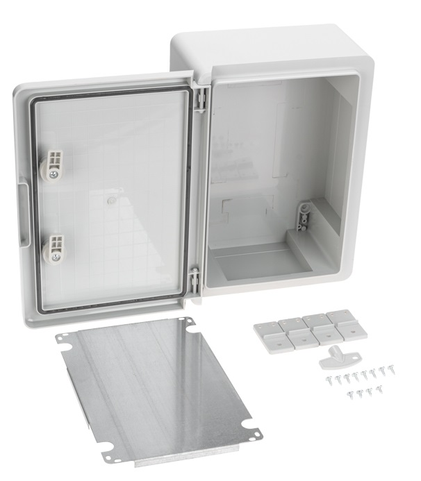 Корпус пластиковый ЩМПп с монтажной панелью 350х250х150мм, АБС, УХЛ1, IP65 REXANT