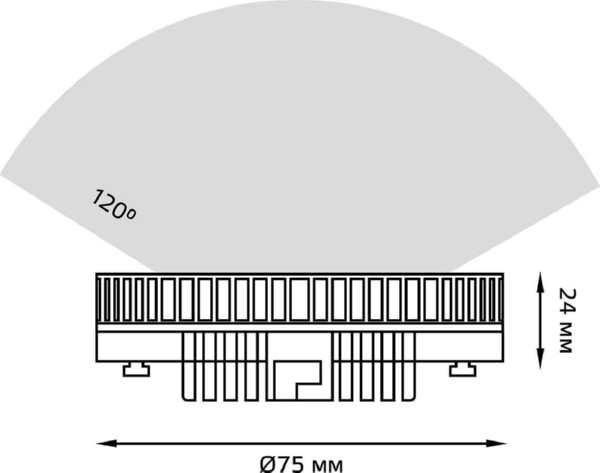 Лампа LED T75 GX53 4100K 8Вт 690Лм Gauss