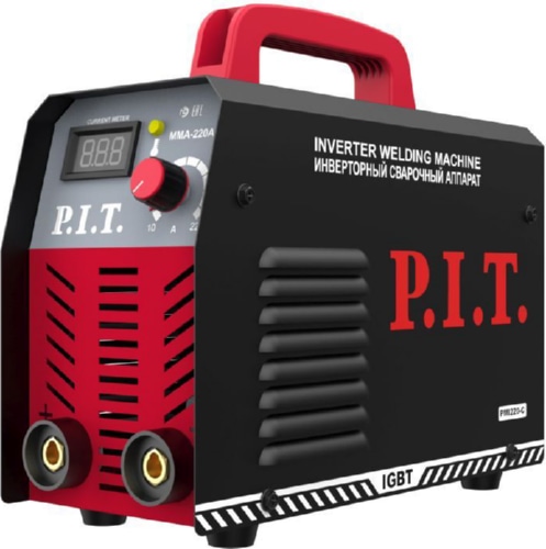 Сварочный инвертор PMI220-C IGBT (220 А,ПВ-30,1,6-3.2 мм,5,8квт, от пониж нап. 190,гор старт) P.I.T.