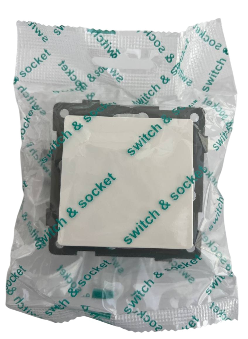 Выключатель 1-кл. белый U1A-001-1 SoftTouch "Uno" AWSproducts