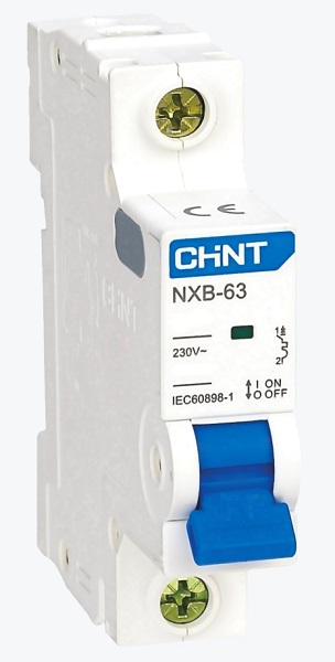 Автоматический выключатель NXB-63S B25/1 4.5кА CHINT