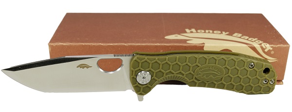 Нож Honey Badger Tanto L (HB1323) с зелёной рукоятью