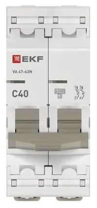 Автоматический выключатель ВА 47-63N C40/2 6кА Proxima EKF