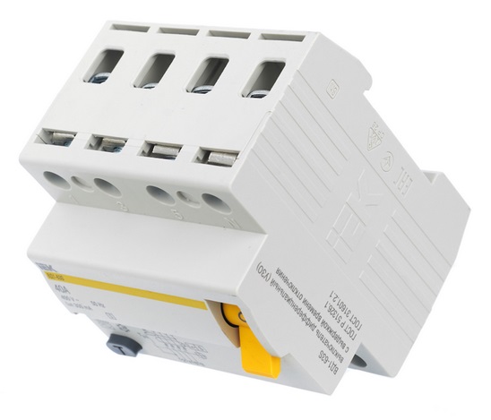 УЗО ВД1-63S 63/4 300мА, тип AC, 6kA IEK