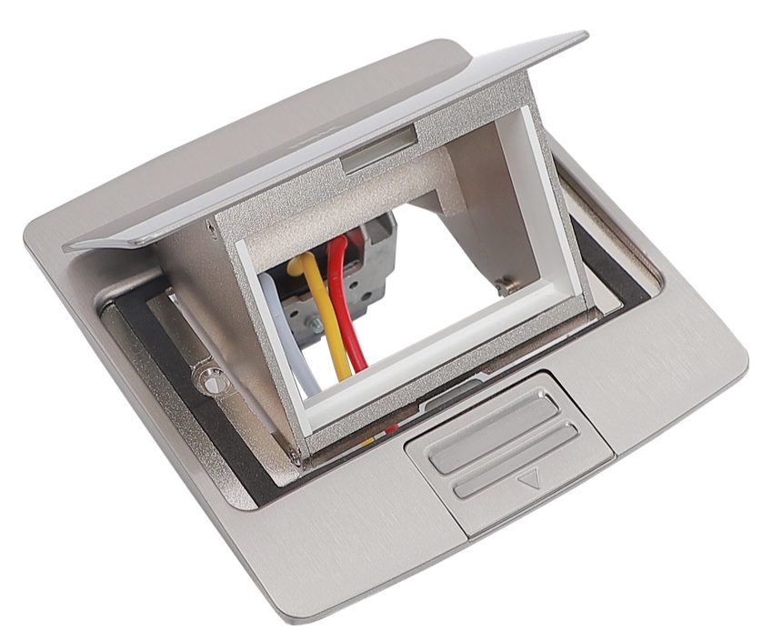 Лючок с откидной крышкой на 3 модуля IP42 нерж PRIMER IEK