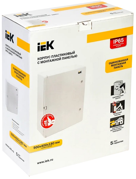 Корпус пласт. ЩМПп 500х400х180мм IP65 IEK