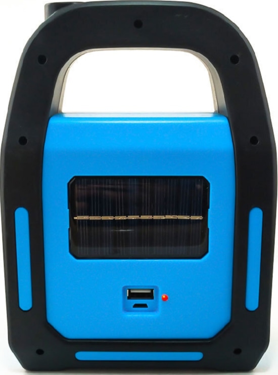 Фонарь-прожектор СУПЕРКЕЙС HB-9707A аккумуляторный светодиодный на солнечной батарее 1-60