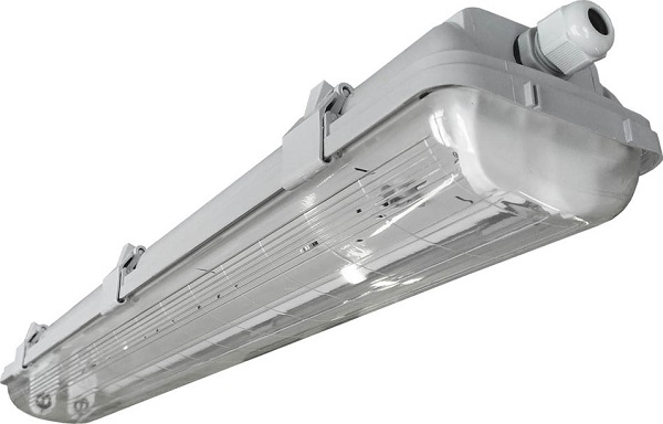 Корпус светильника Е-OHB218PC ALWAR EMPTY 2X18W IP65