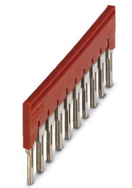 Перемычка FBS 10-8 , Полюсов: 10, Цвет: красный. Перемычка FBS 10-8 , Полюсов: 10, Цвет: красный.