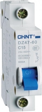 Автоматический выключатель DZ47-60 1Р 2А 4.5кА х-ка C (CHINT)