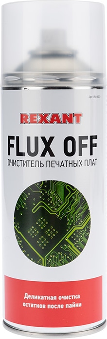 Очиститель печатных плат и электронных компонентов Rexant FLUX OFF 400 мл