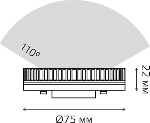 Лампа Gauss Elementary LED GX53 9W 220V 4100K 680Lm