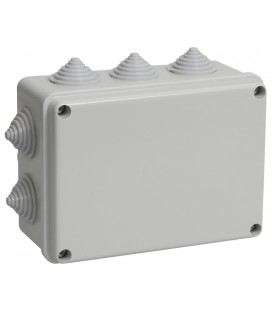 Коробка распред. о/п 150х110х70 IP44 СЕРАЯ 10 сальников КМ41241 IEK (30)